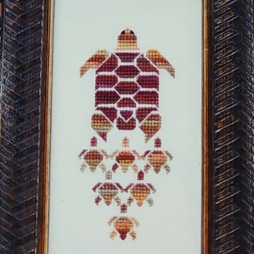 Simply Old Fashioned Turtles Ever So Little #12 Cross Stitch Pattern